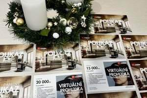 Dárkový poukaz na návrh kuchyně a VR prohlídku